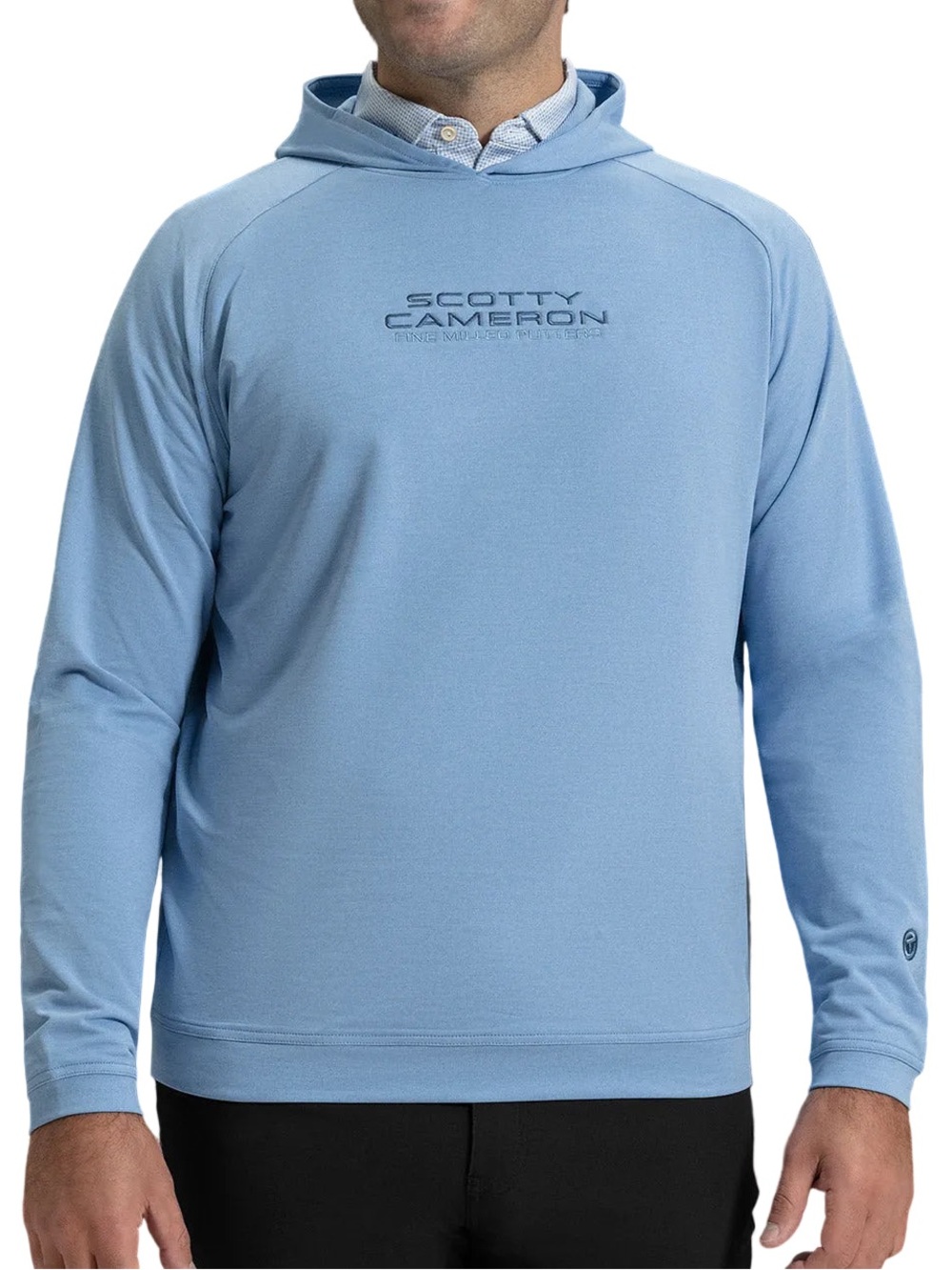 Scotty Cameron Light Blue Hooded Golf Pullover